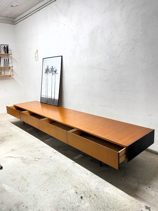 Xl Teak Danish Design Lowboard Vintage Teak Retro Sideboard Chest of Drawers