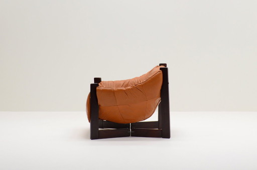 Rare Lounge Chair By Percival Lafer, Brazil 1970S.