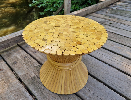 Image 1 of McGyuire Side Table 'Wheat Sheaf', 1970s