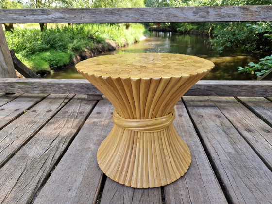 Image 1 of McGyuire Side Table 'Wheat Sheaf', 1970s