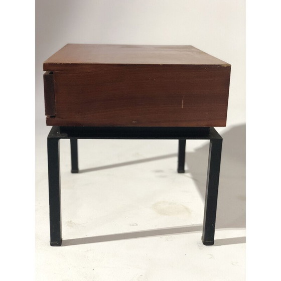 Image 1 of Comodino vintage in legno e metallo 