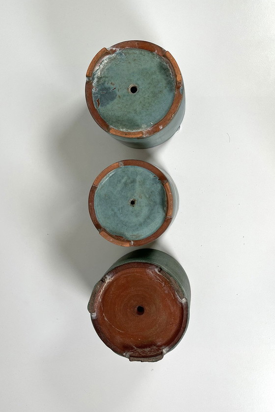 Image 1 of Set of 3 cylindrical jars