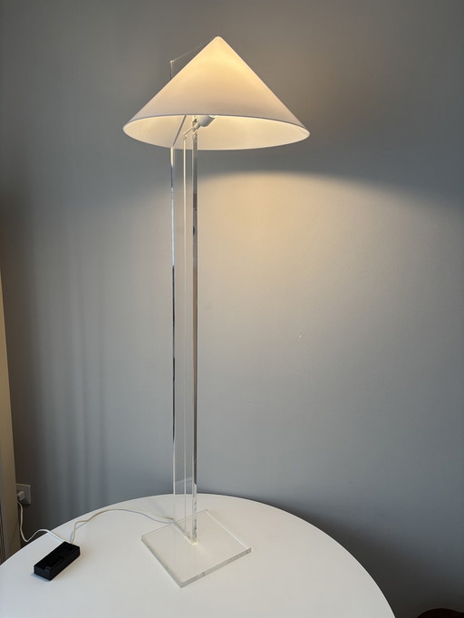 Harco Loor Perspex Floor Lamp "Cone"