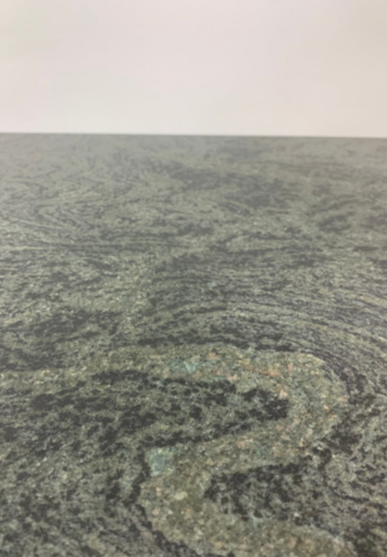 Image 1 of Green granite dining table, 1980’s