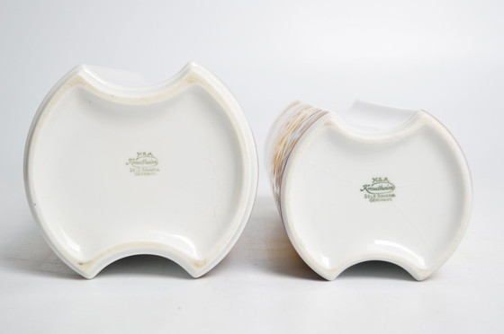 Image 1 of Funky Pair Of Krautheim Vases