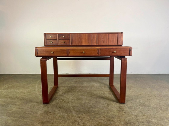 Image 1 of Bureau en teck Mid Century Vintage 1960