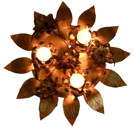 Image 1 of Hollywood Regency ceiling lamp