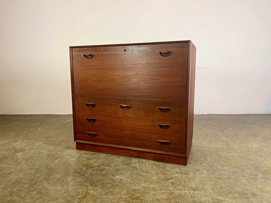 Image 1 of Secretary Peter Hvidt Orla Mølgaard Nielsen Teak Mid Century