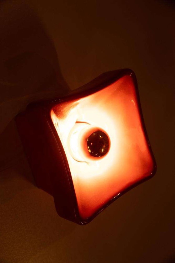 Image 1 of Lampade da parete in ceramica dell'era spaziale, applique da parete vintage anni '70