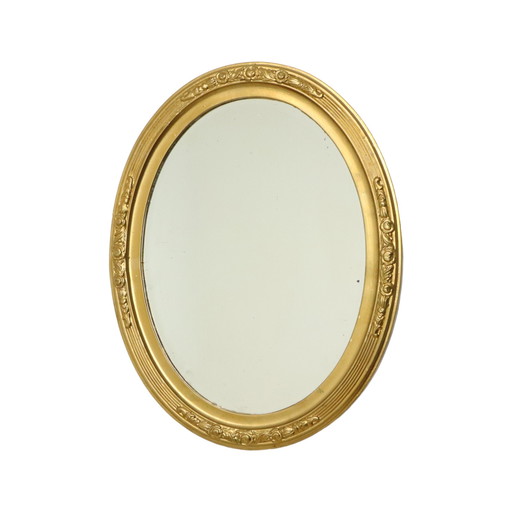 Miroir ovale doré Classic