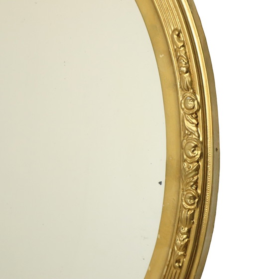 Image 1 of Oval Gold Mirror Classic