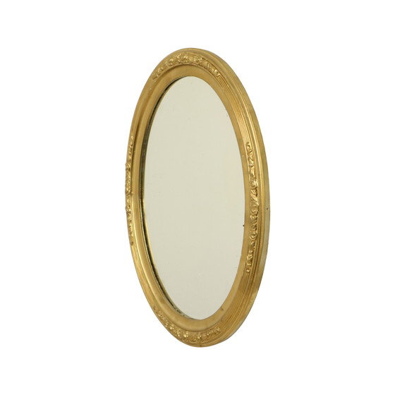 Image 1 of Miroir ovale doré Classic