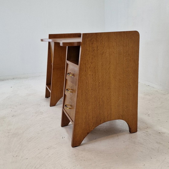Image 1 of Vintage oak desk, Italy 1960