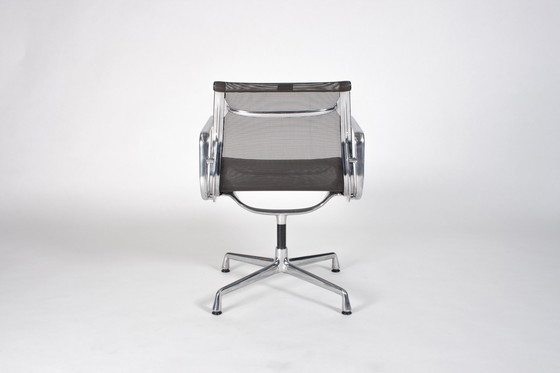 Image 1 of 4x Vitra ea108 anthracite netweave polished