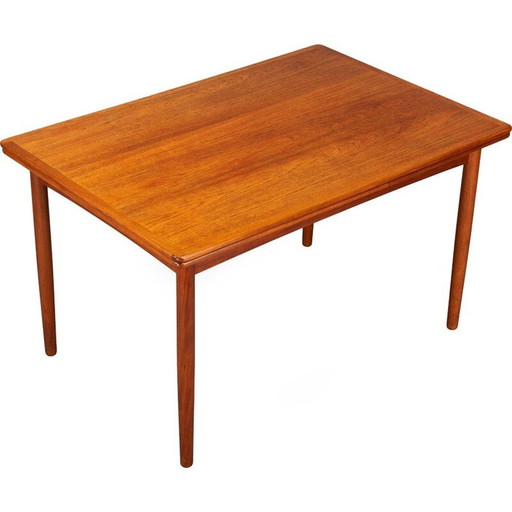 Tavolo allungabile vintage in teak danese, 1960