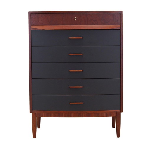 Teak Chest Of Drawers, Danish Design, 1970S, Production: Denmark