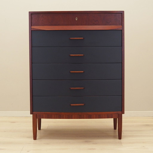 Teak Chest Of Drawers, Danish Design, 1970S, Production: Denmark