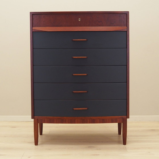 Image 1 of Teak Chest Of Drawers, Danish Design, 1970S, Production: Denmark