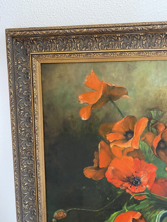 Image 1 of Antique still life poppy