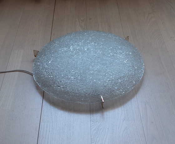 Image 1 of Kaiser Leuchten 44155 Plafoniere ice glass ceiling light Ceiling lamp Ø 49 Cm 60Er Uk2Aeb
