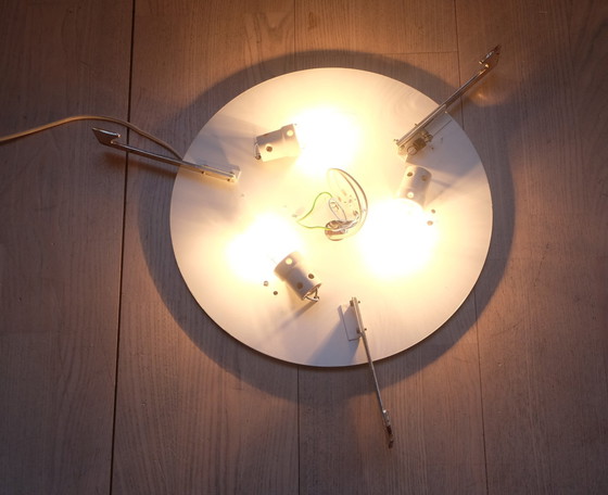 Image 1 of Kaiser Leuchten 44155 Plafoniere ice glass ceiling light Ceiling lamp Ø 49 Cm 60Er Uk2Aeb