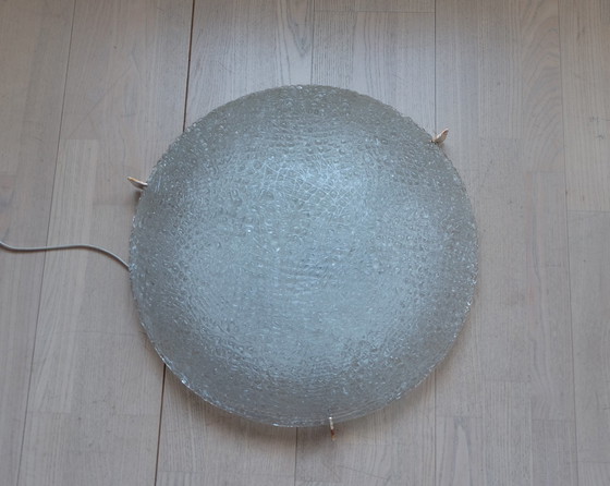 Image 1 of Kaiser Leuchten 44155 Plafoniere ice glass ceiling light Ceiling lamp Ø 49 Cm 60Er Uk2Aeb