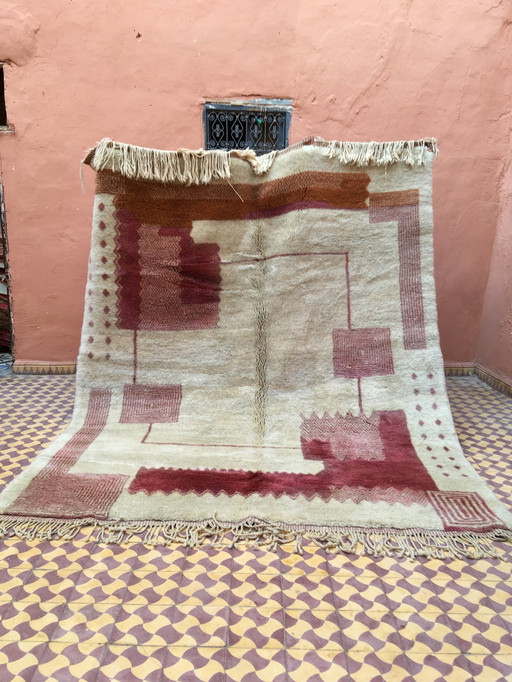 Exceptional Mrirt Berber Rug 300 X 248 Cm