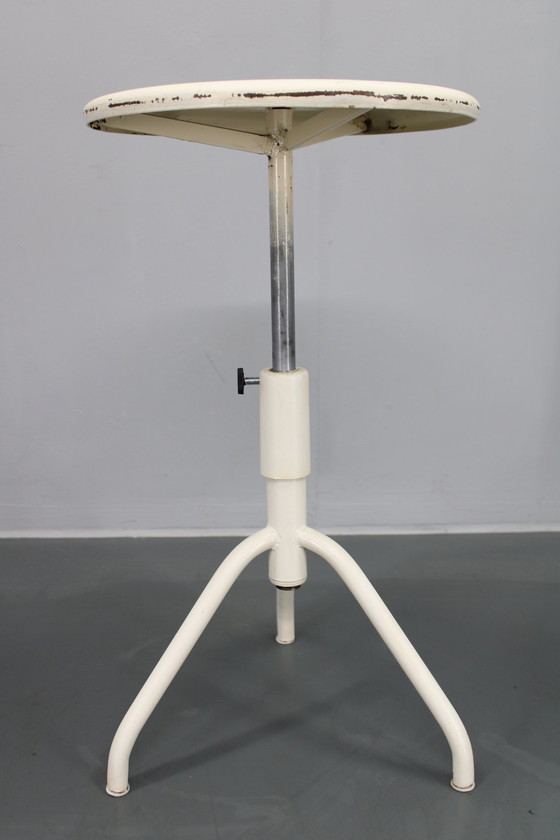 Image 1 of Antique Medical Swivel And Adjustable Stool