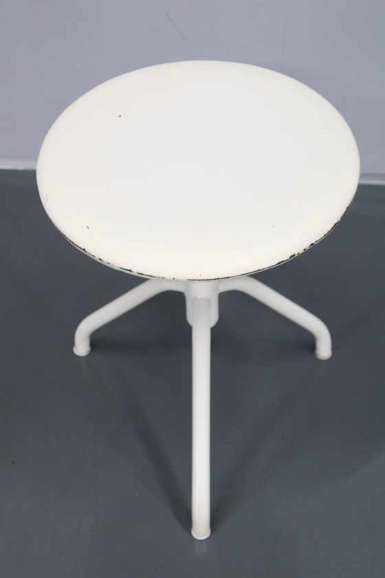 Image 1 of Antique Medical Swivel And Adjustable Stool