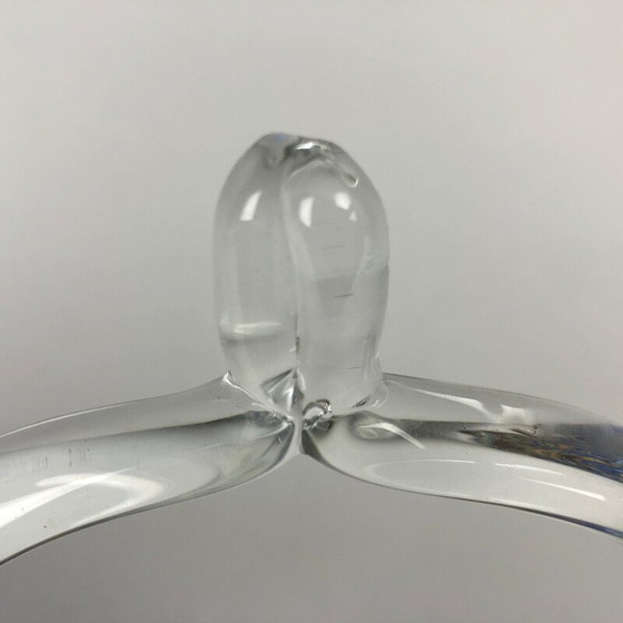 Image 1 of Cesto vintage in vetro di Luboš Metelák e Oldřich Lípa per Moser Karlovy Vary, Repubblica Ceca 1970