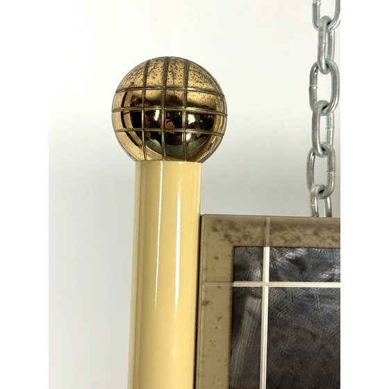 Image 1 of Specchio vintage in ottone laccato, Italia 1970