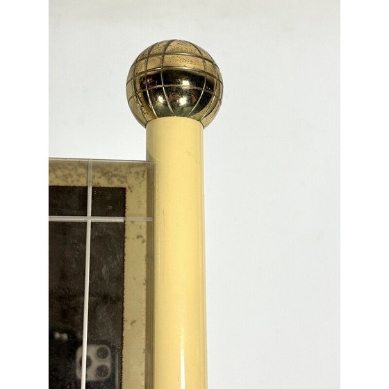 Image 1 of Specchio vintage in ottone laccato, Italia 1970