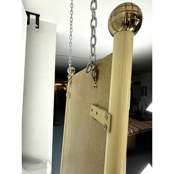 Image 1 of Specchio vintage in ottone laccato, Italia 1970