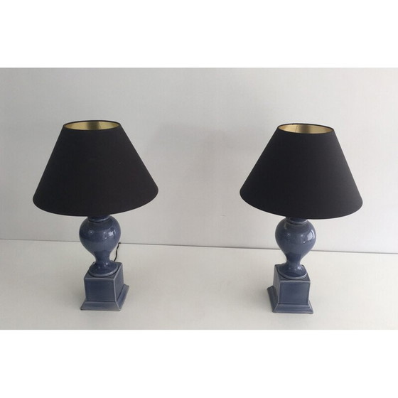 Image 1 of Coppia di lampade a balaustra vintage del 1970