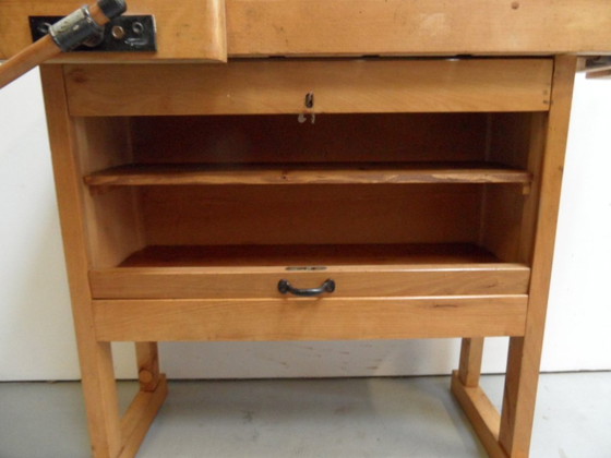 Image 1 of Vintage Workbench With Shutter