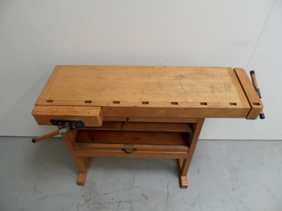 Image 1 of Vintage Workbench With Shutter