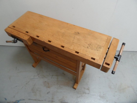 Image 1 of Vintage Workbench With Shutter