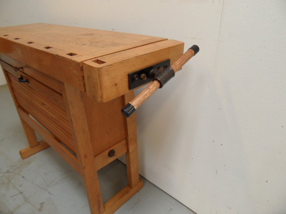 Image 1 of Vintage Workbench With Shutter