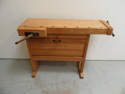 Vintage Workbench With Shutter