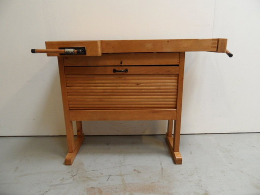 Vintage Workbench With Shutter