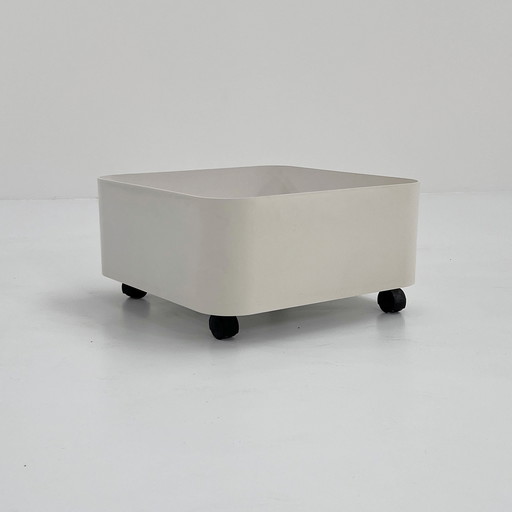 Planter On Wheels Model 4682 By Anna Castelli For Kartell, 1970S