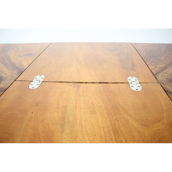 Image 1 of Art Deco vintage extendable dining table, Czechoslovakia 1930s