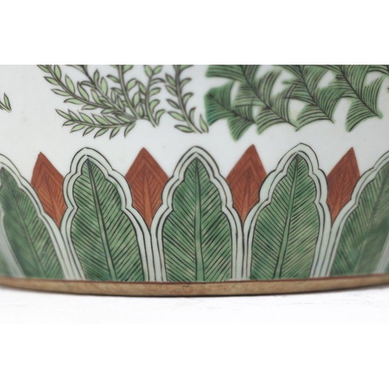 Image 1 of Pair of vintage Canton porcelain planters, 1950