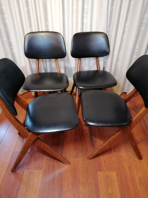 4X Chair The Scissors Van Teeffelen, 1960/7