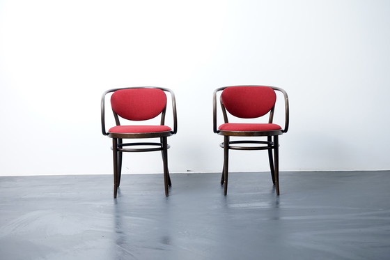 Image 1 of Viennese vintage model 233 P bistro chairs by Thonet, set of 2