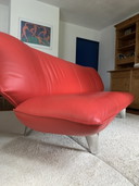 Leolux Tango 3seater in Red