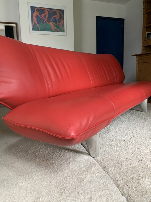 Leolux Tango 3seater in Red