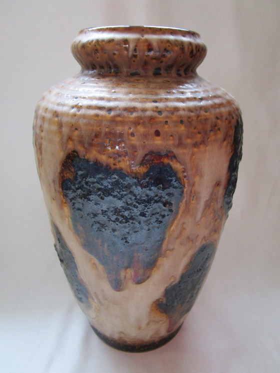 Image 1 of West Germany Lava Floor Vase