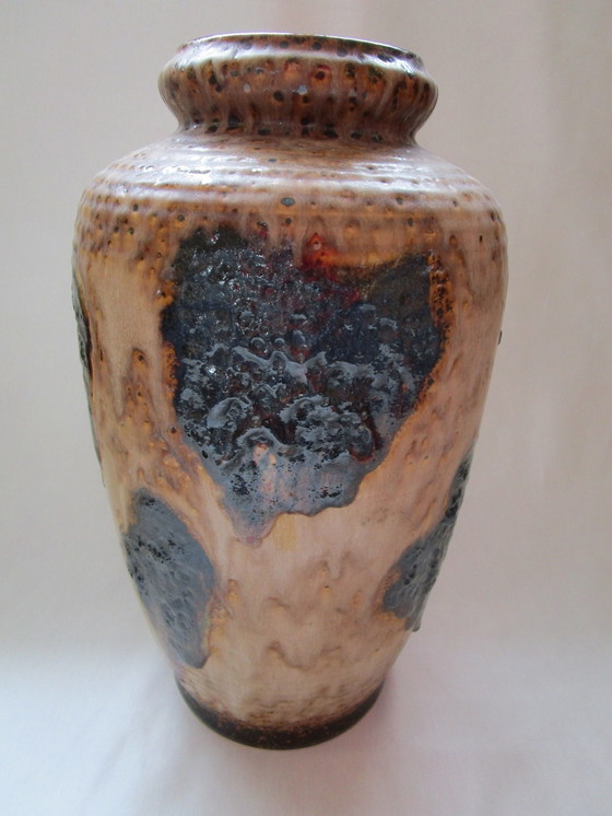 Image 1 of West Germany Lava Floor Vase