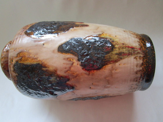 Image 1 of West Germany Lava Floor Vase